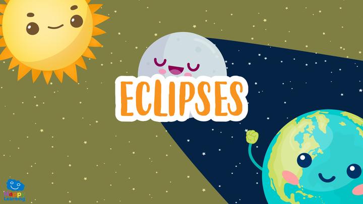 Educational video Eclipses for kids Happy Learning