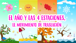 El año y las 4 estaciones. El movimiento de traslación