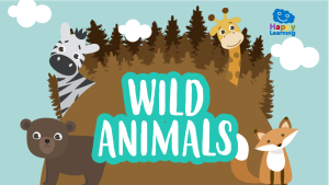 Word search: The Wild Animals|Animales salvajes