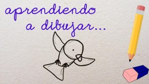 aprendiendo a dibujar... un pájaro - Vídeo educativo