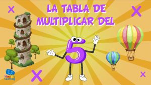 la tabla de multiplicar del 5