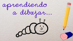 Aprendiendo a dibujar... un gusano - Aprendiendo a dibujar... un gusano - Vídeo educativo