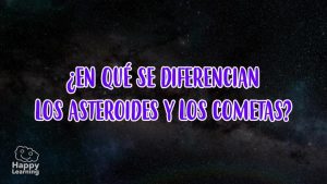 diferencias asteroides y cometas|asteroids and comets