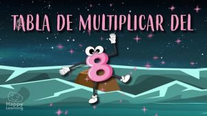 la tabla del 8