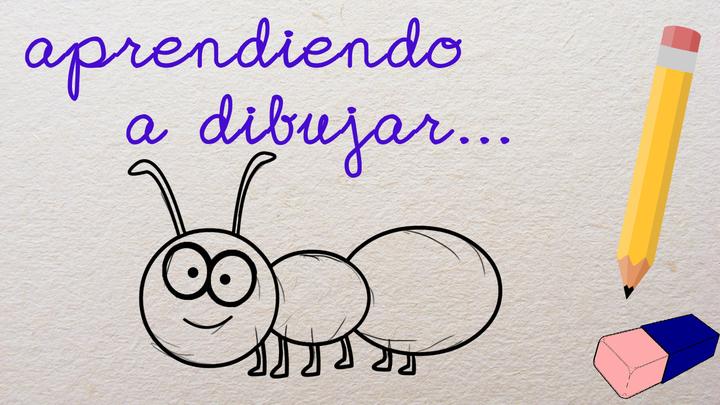Aprendiendo a dibujar... una hormiga - Aprendiendo a dibujar... una hormigaídeo educativo