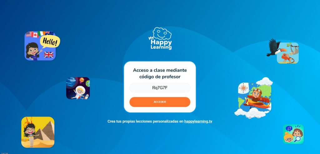 plataforma happy learning compartir leccion 02